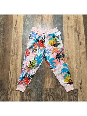 Robert Graham Womens Tropical Print Mia Jogger Pants Size Large NWOT